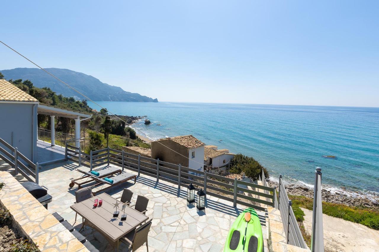Villa Renata & Villa Filippos With Private Plunge Pool By Konnect Agios Gordios  Exterior photo