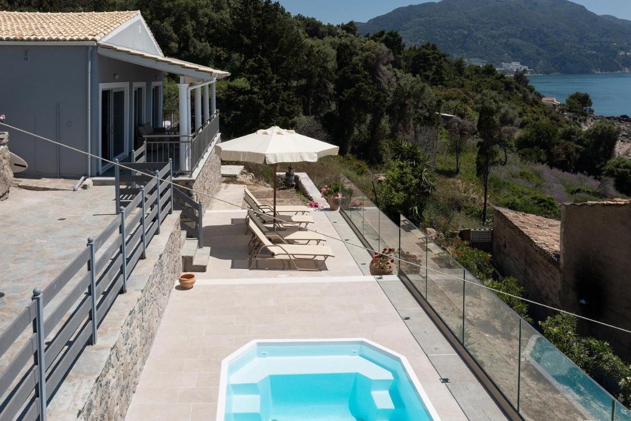 Villa Renata & Villa Filippos With Private Plunge Pool By Konnect Agios Gordios  Exterior photo