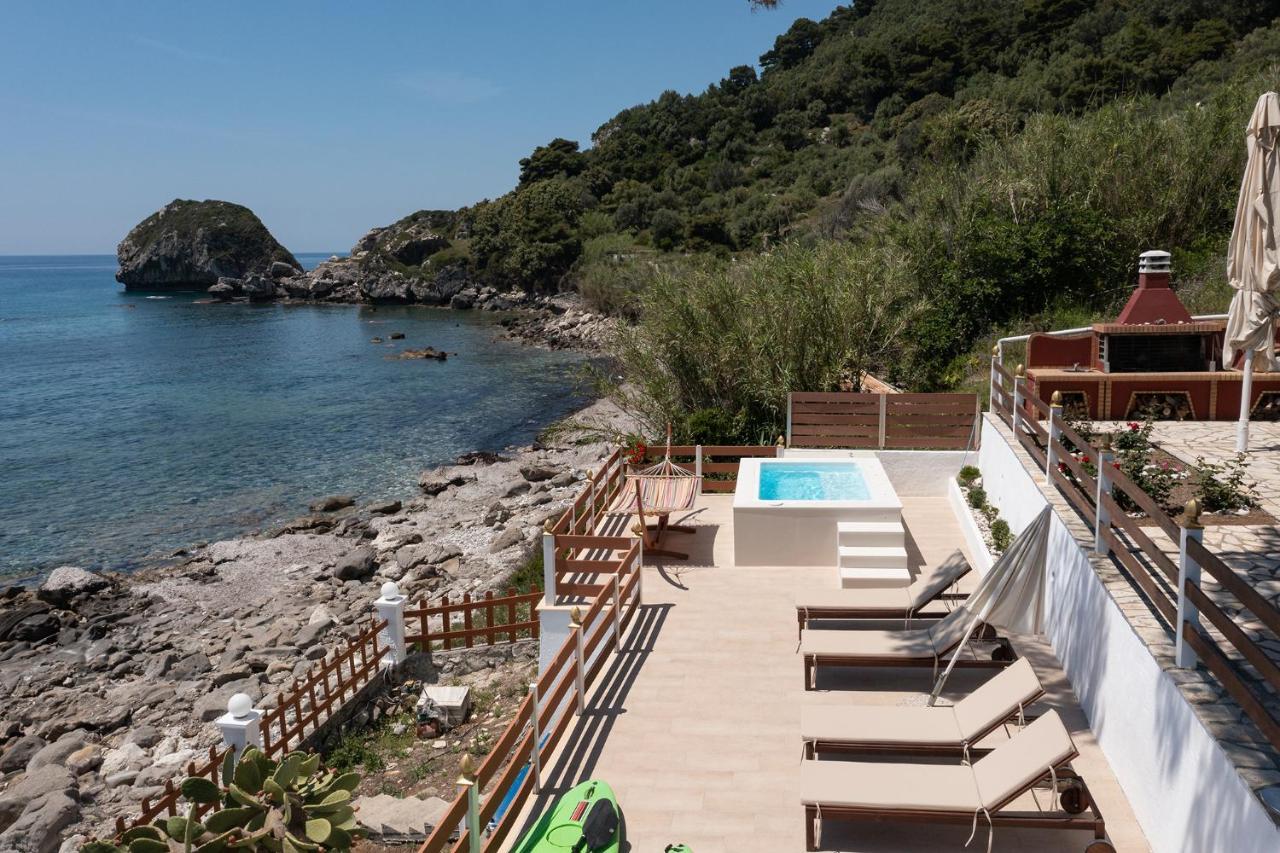 Villa Renata & Villa Filippos With Private Plunge Pool By Konnect Agios Gordios  Exterior photo