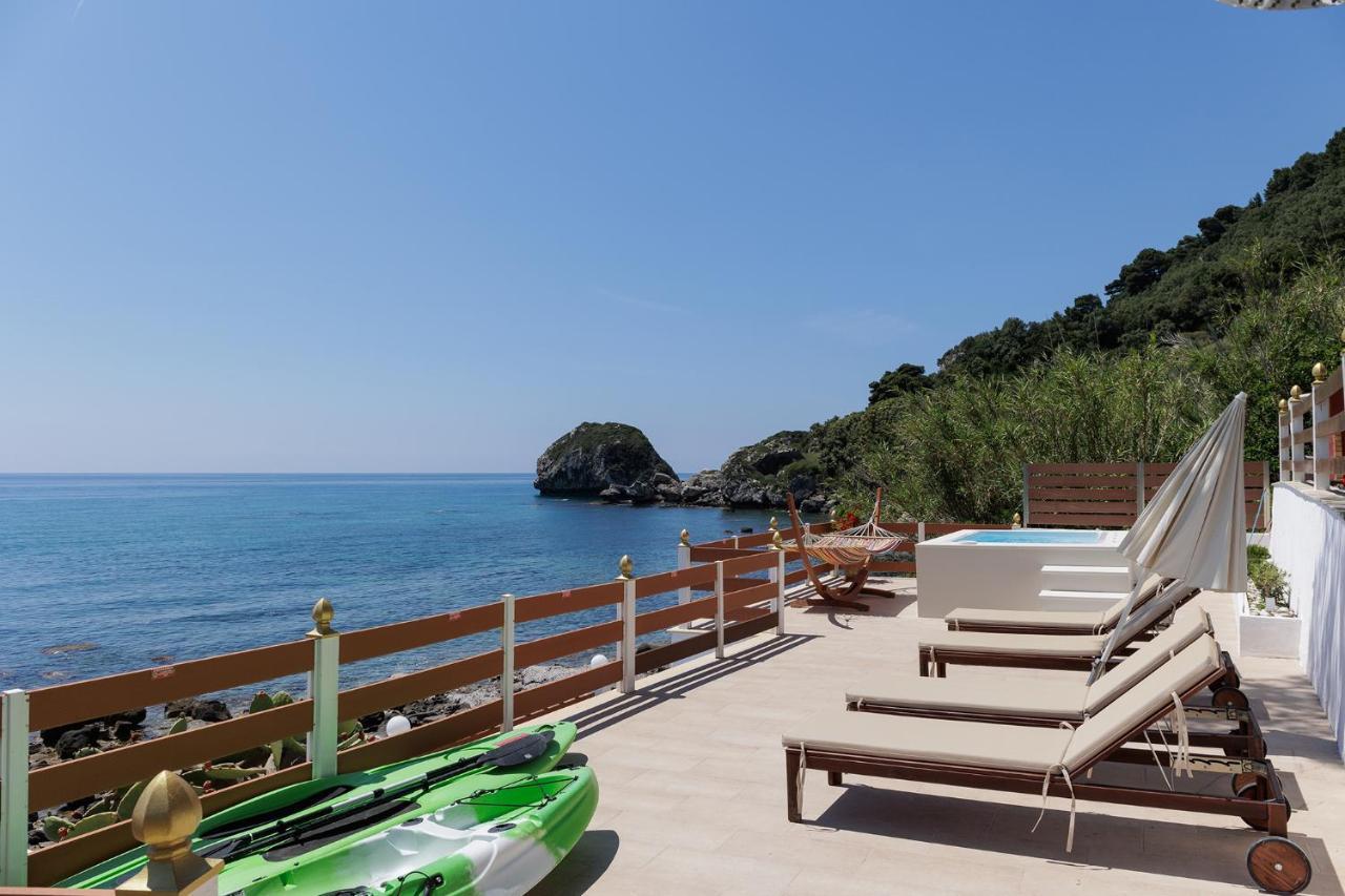 Villa Renata & Villa Filippos With Private Plunge Pool By Konnect Agios Gordios  Exterior photo