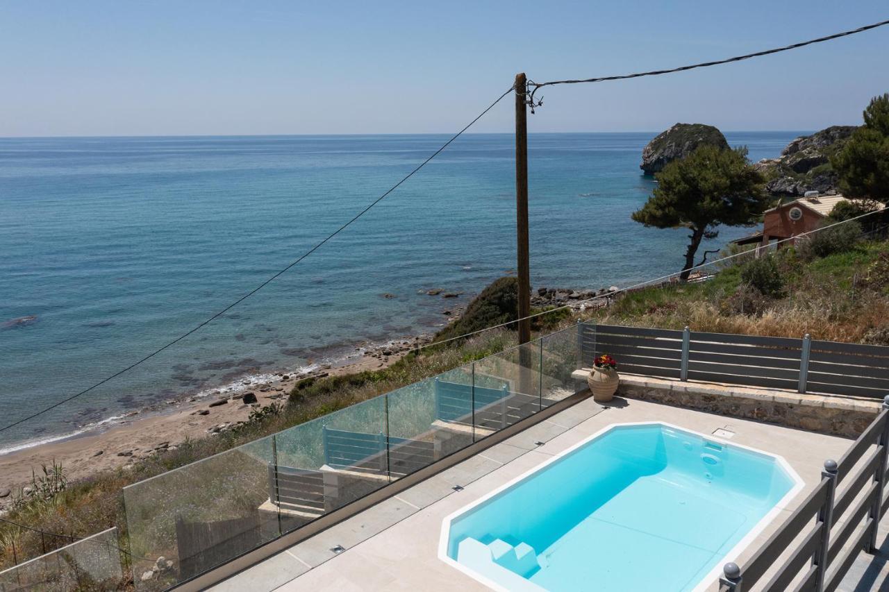 Villa Renata & Villa Filippos With Private Plunge Pool By Konnect Agios Gordios  Exterior photo