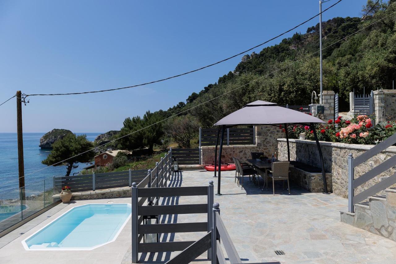 Villa Renata & Villa Filippos With Private Plunge Pool By Konnect Agios Gordios  Exterior photo