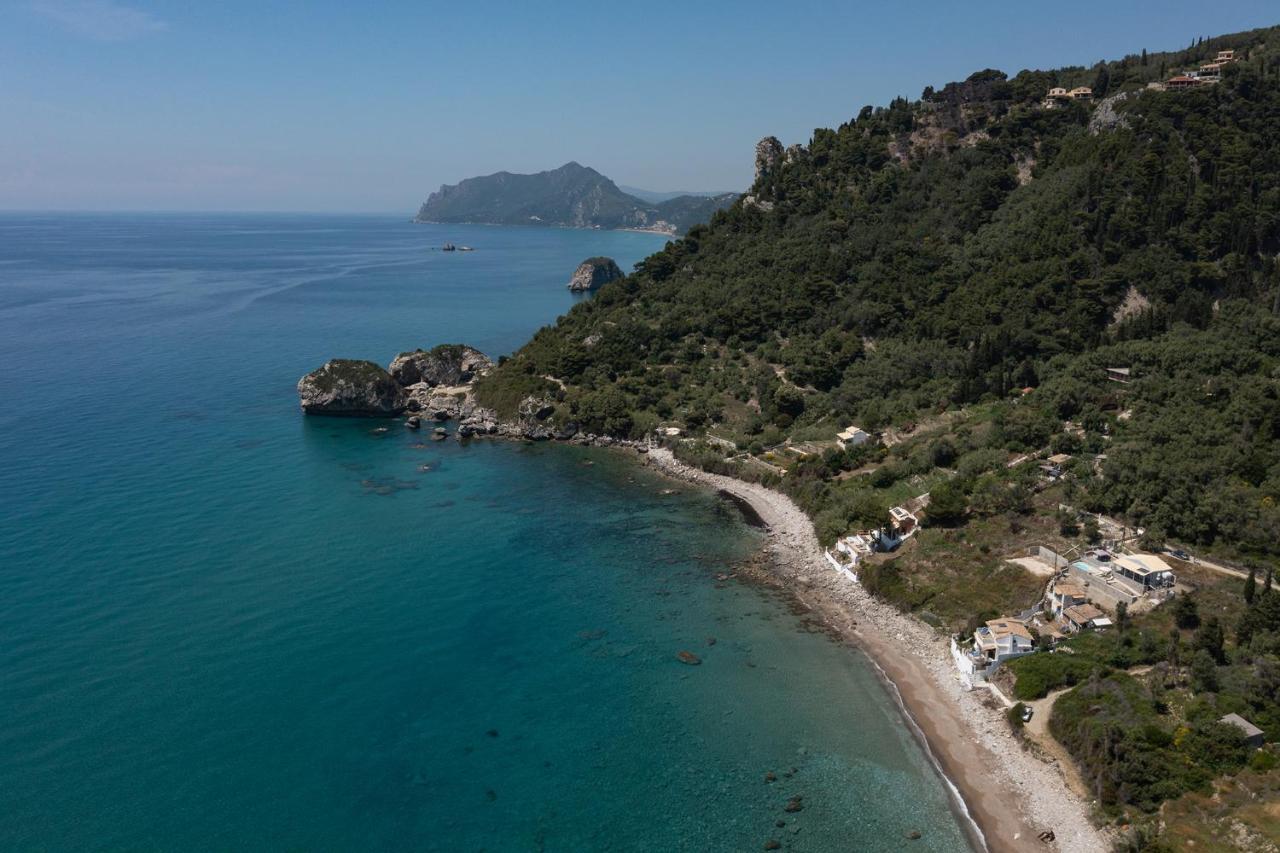 Villa Renata & Villa Filippos With Private Plunge Pool By Konnect Agios Gordios  Exterior photo