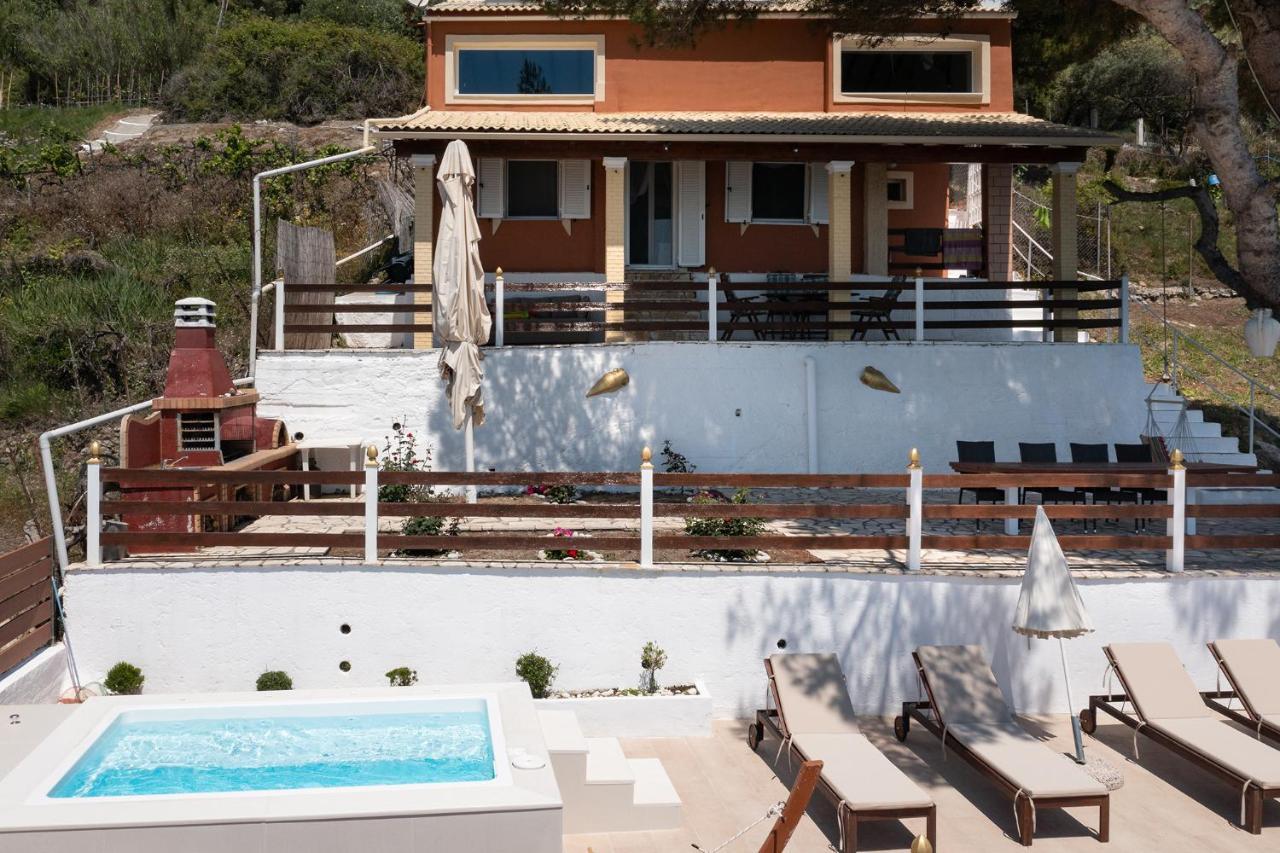 Villa Renata & Villa Filippos With Private Plunge Pool By Konnect Agios Gordios  Exterior photo