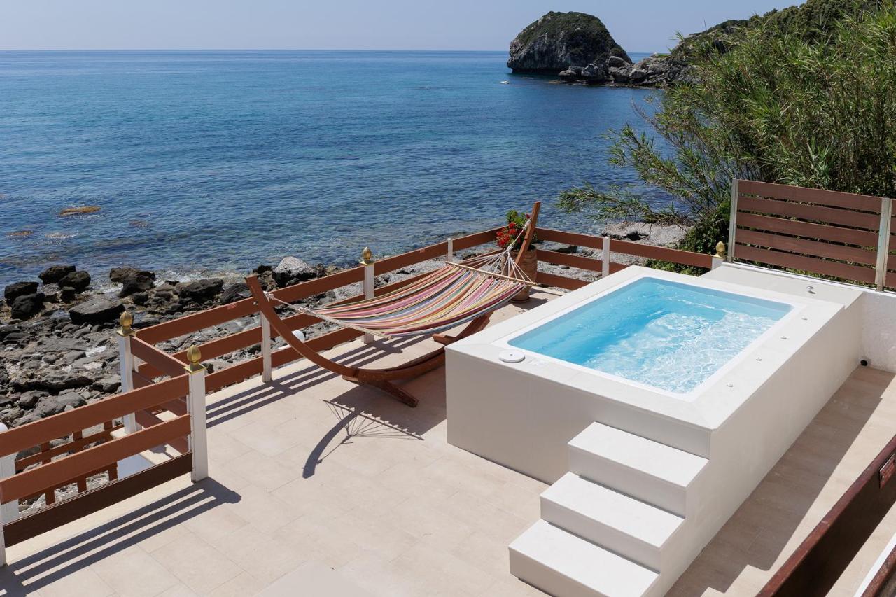 Villa Renata & Villa Filippos With Private Plunge Pool By Konnect Agios Gordios  Exterior photo
