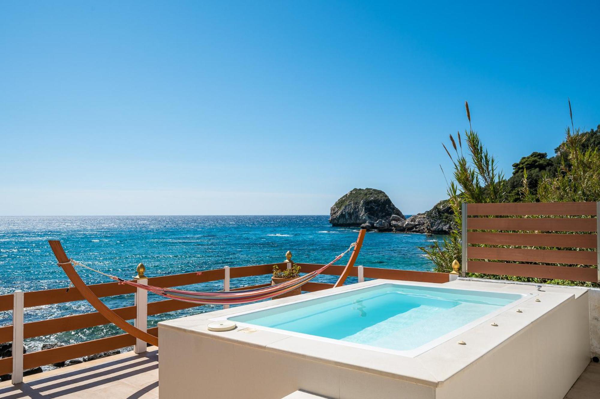 Villa Renata & Villa Filippos With Private Plunge Pool By Konnect Agios Gordios  Exterior photo