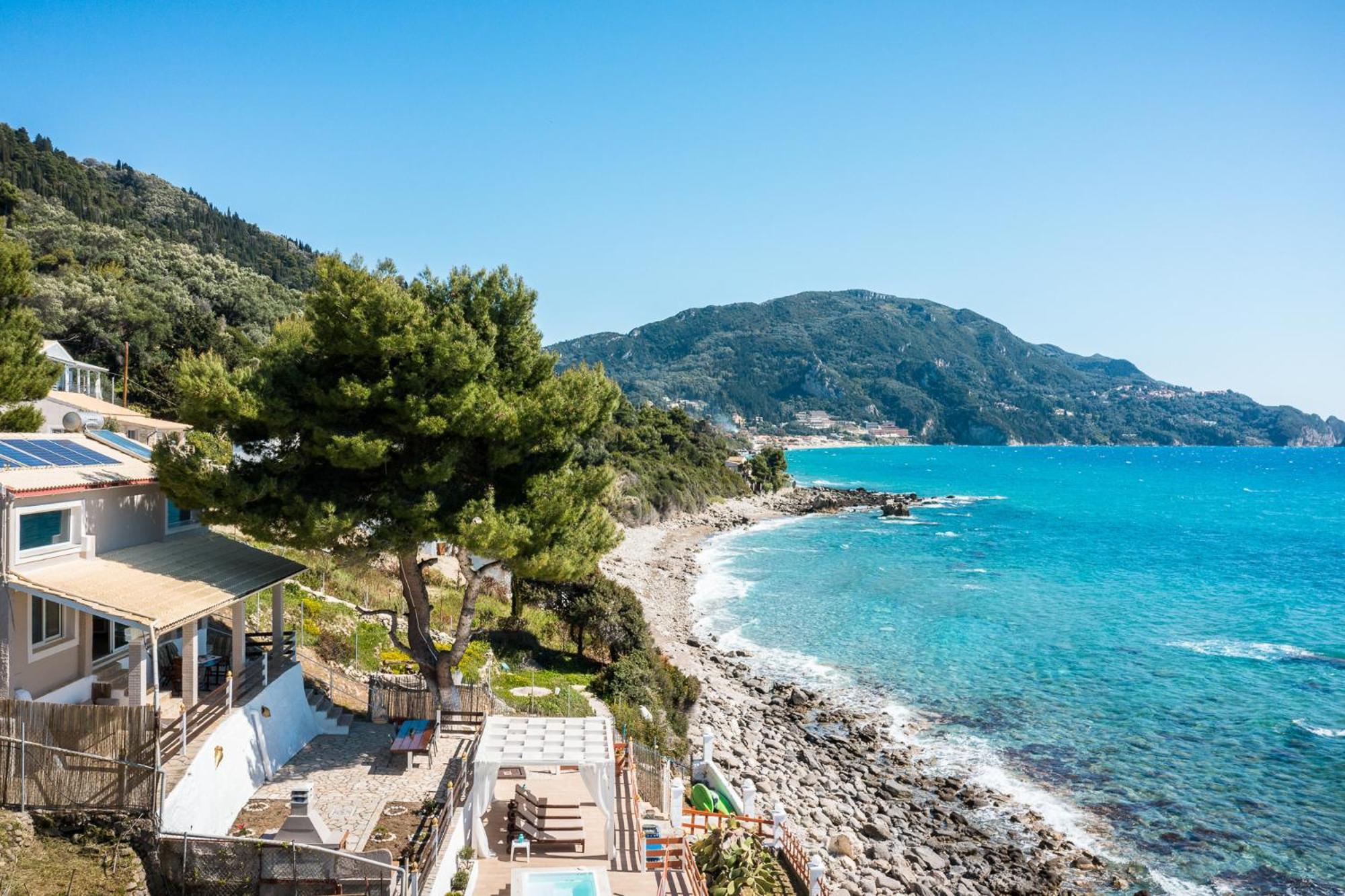Villa Renata & Villa Filippos With Private Plunge Pool By Konnect Agios Gordios  Exterior photo