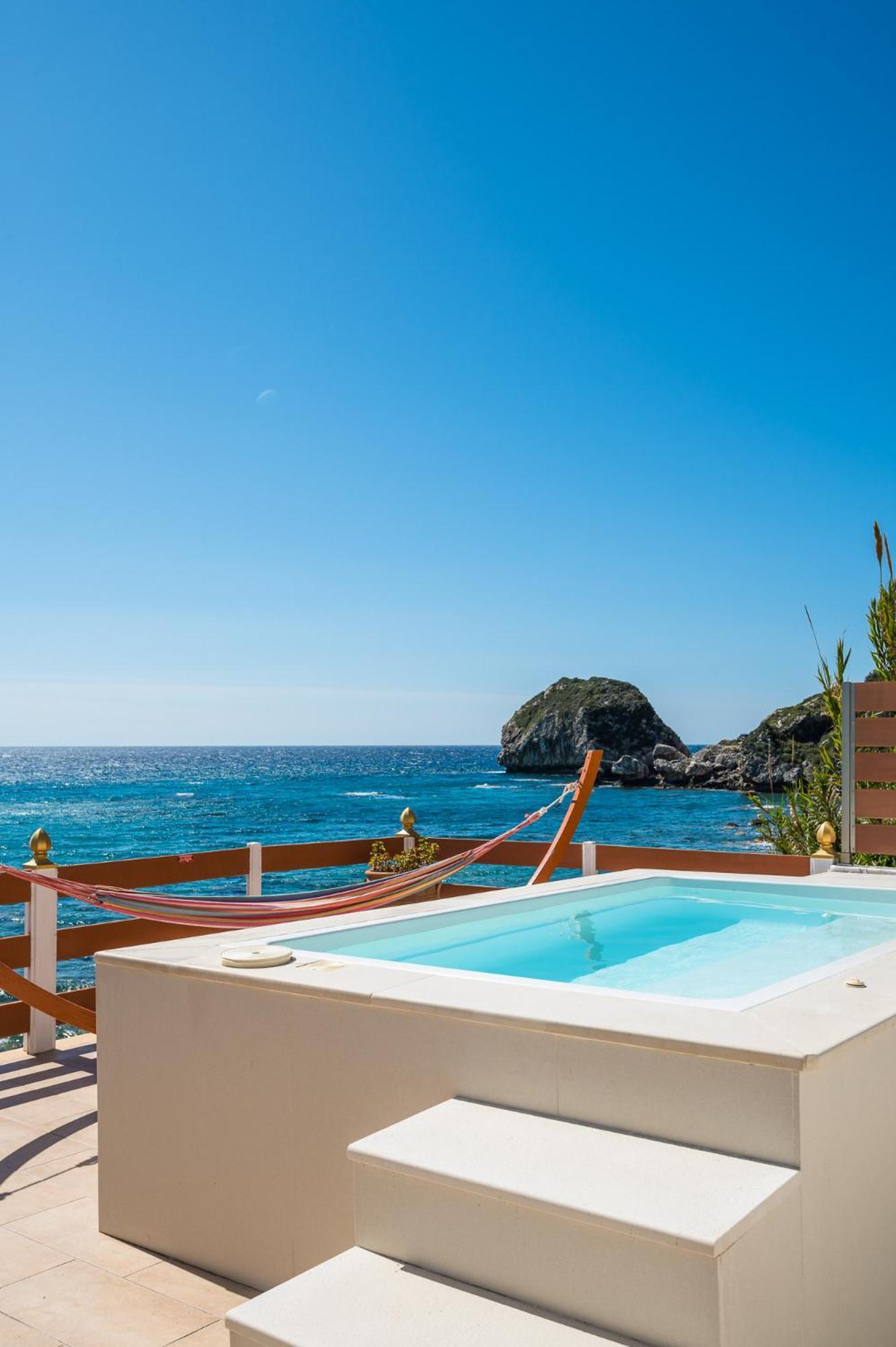 Villa Renata & Villa Filippos With Private Plunge Pool By Konnect Agios Gordios  Exterior photo