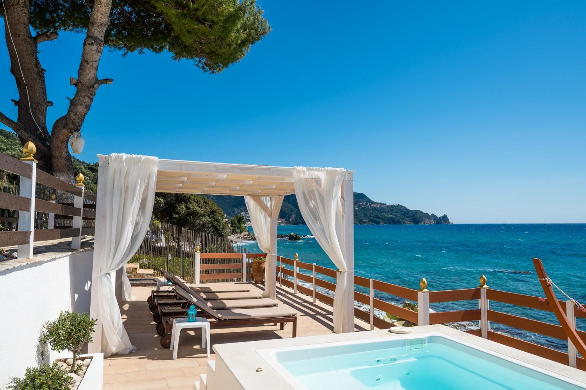 Villa Renata & Villa Filippos With Private Plunge Pool By Konnect Agios Gordios  Exterior photo